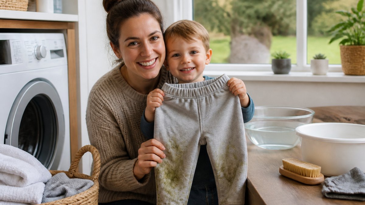 Remove Grass Stains From Toddler Clothes: Step-by-Step