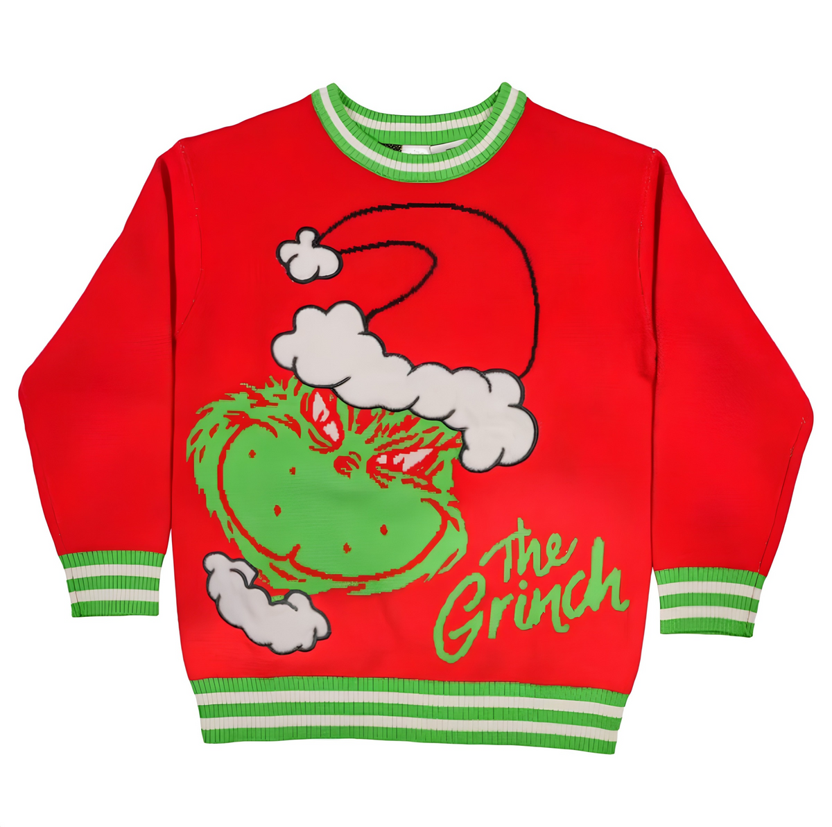 Character Youth Holiday Sweater (Grinch / Snoopy), Sizes XXS to L