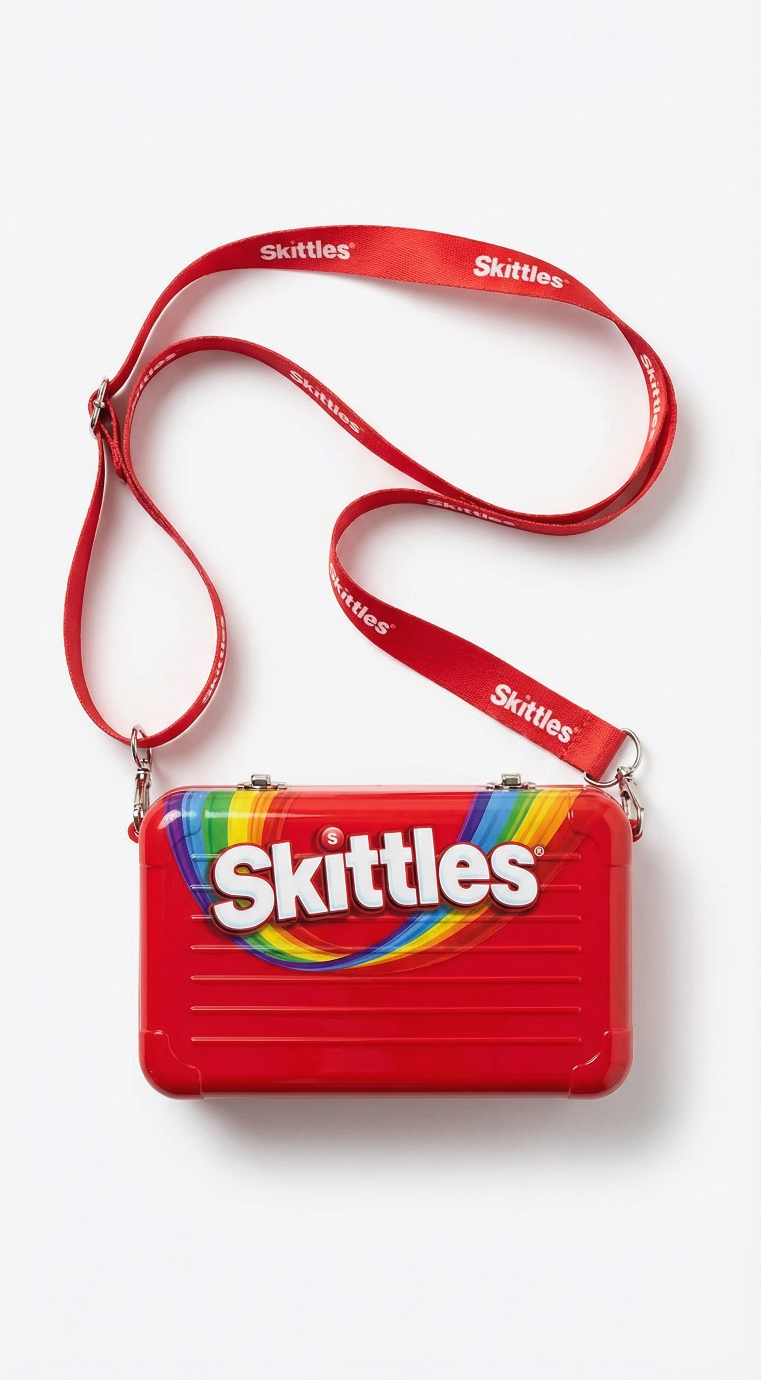 Skittles Rainbow Crossbody Canister Bag for Kids