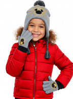 Minnie Mouse Hat and Glove Set