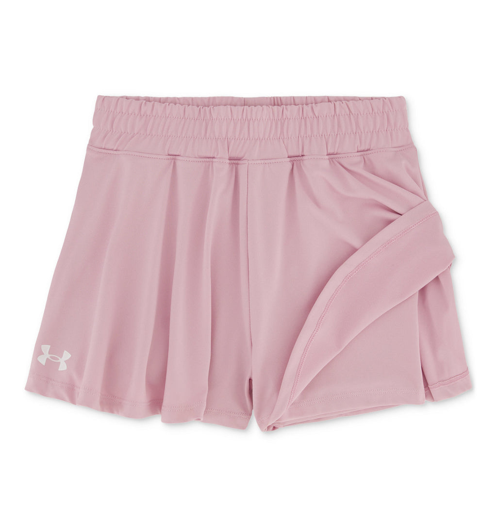 Under Armour Toddler and Little Girls T-shirt and Flare Layered-Look Shorts, 2-Piece Set