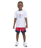 Adidas Toddler and Little Boys Short-Sleeve T-Shirt and Shorts, 2-Piece Set
