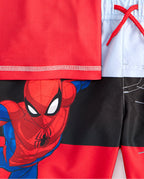 Spider-Man Toddler Boys Rashguard and Swim Trunks 2-Piece Swimsuit