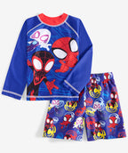 Spider-Man Toddler Boys Rashguard and Swim Trunks 2-Piece Swimsuit