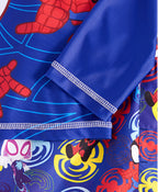 Spider-Man Toddler Boys Rashguard and Swim Trunks 2-Piece Swimsuit