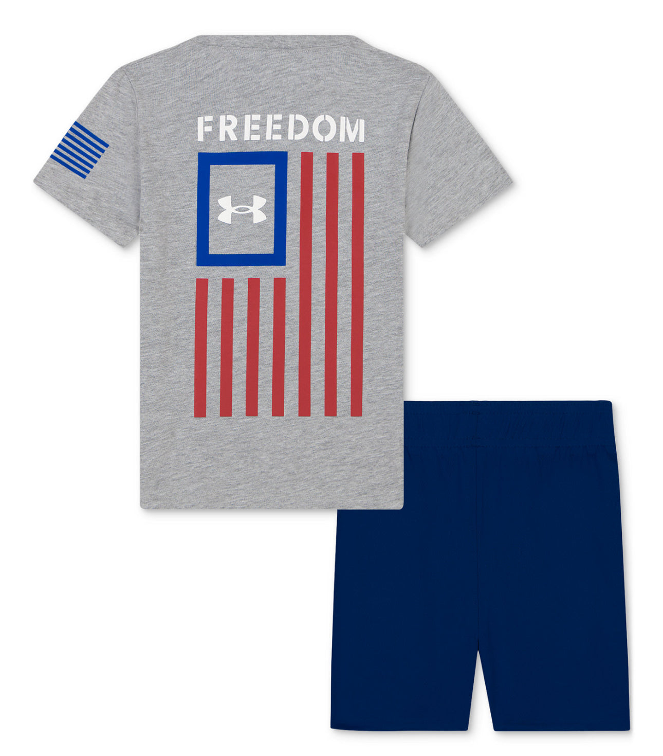 Under Armour Toddler and Little Boys Freedom Flag Logo Set