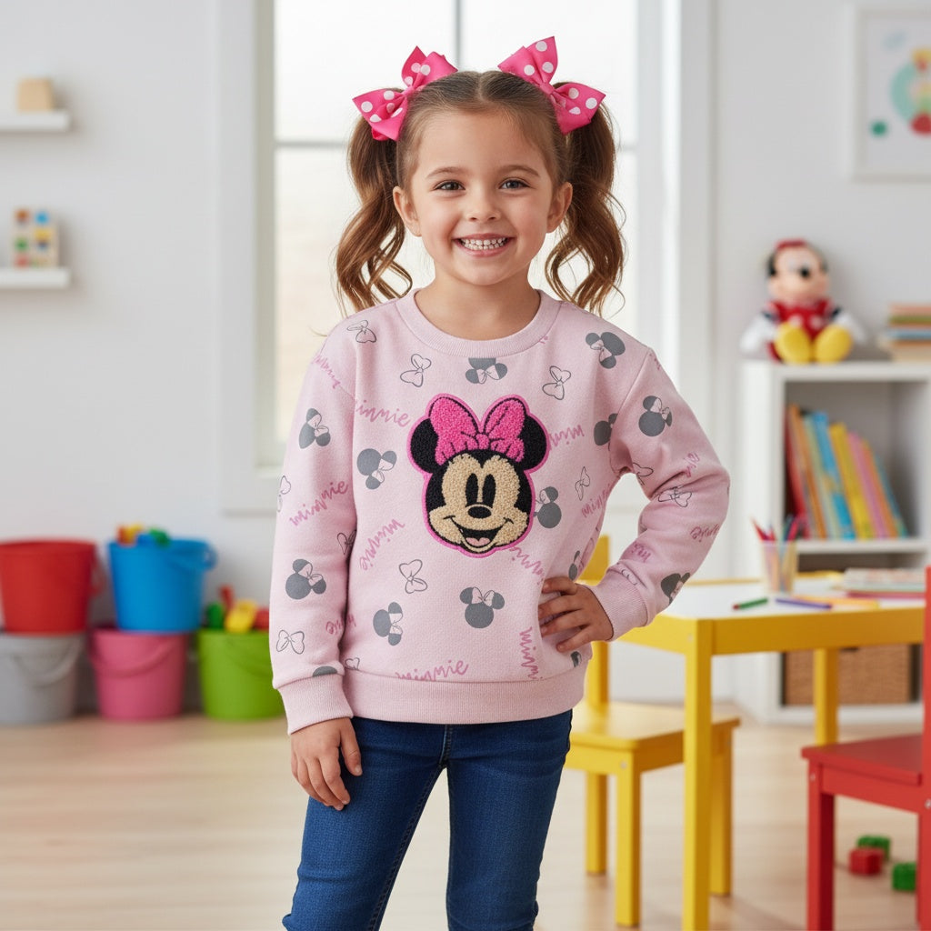 Carter's Kid Minnie Mouse Pullover - Pink