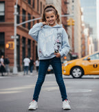 Disney Big Girls Minnie New York Hoodie, Sizes S to XL