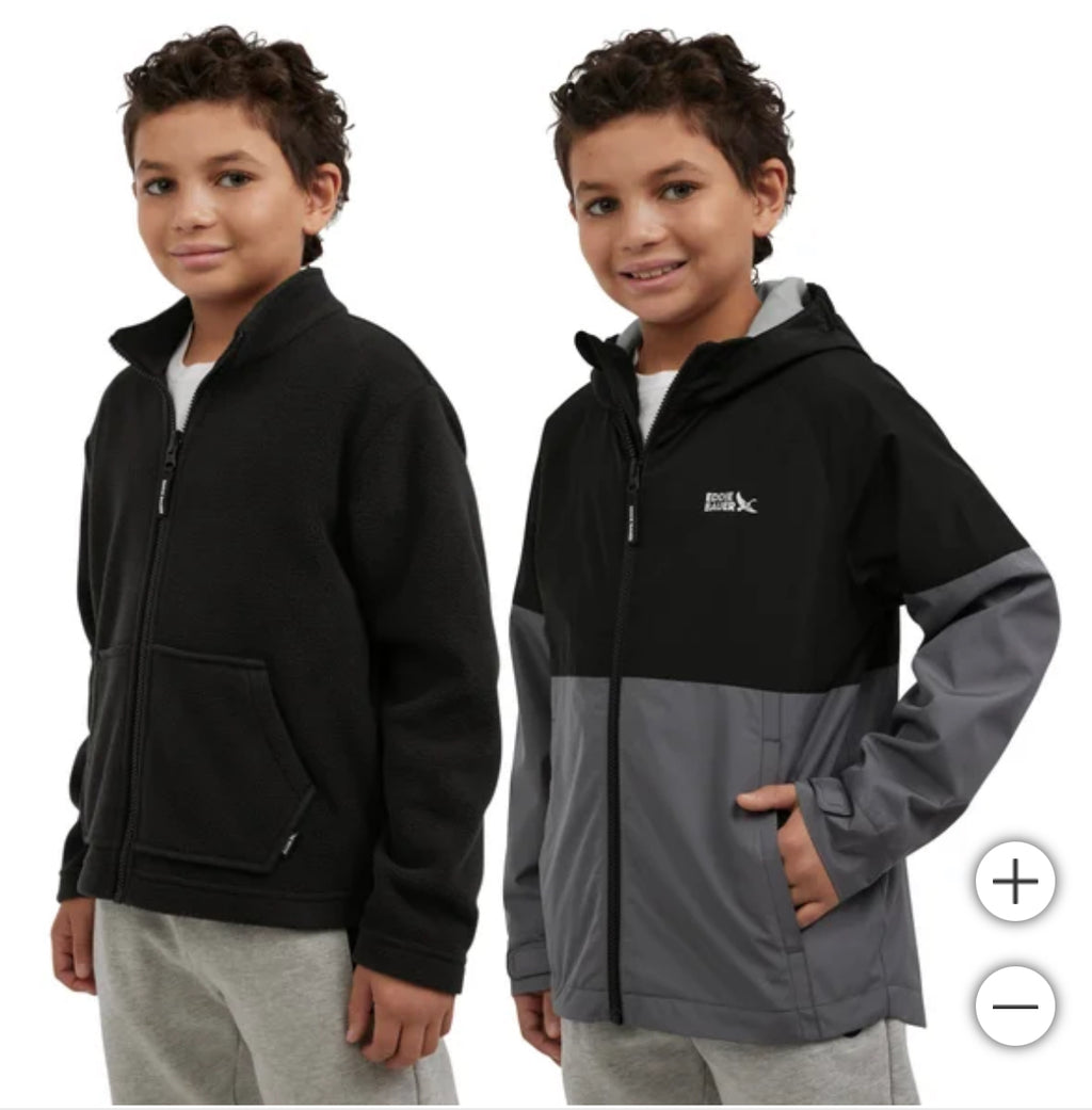 Eddie Bauer Youth 3-in-1 Jacket, Small to Large