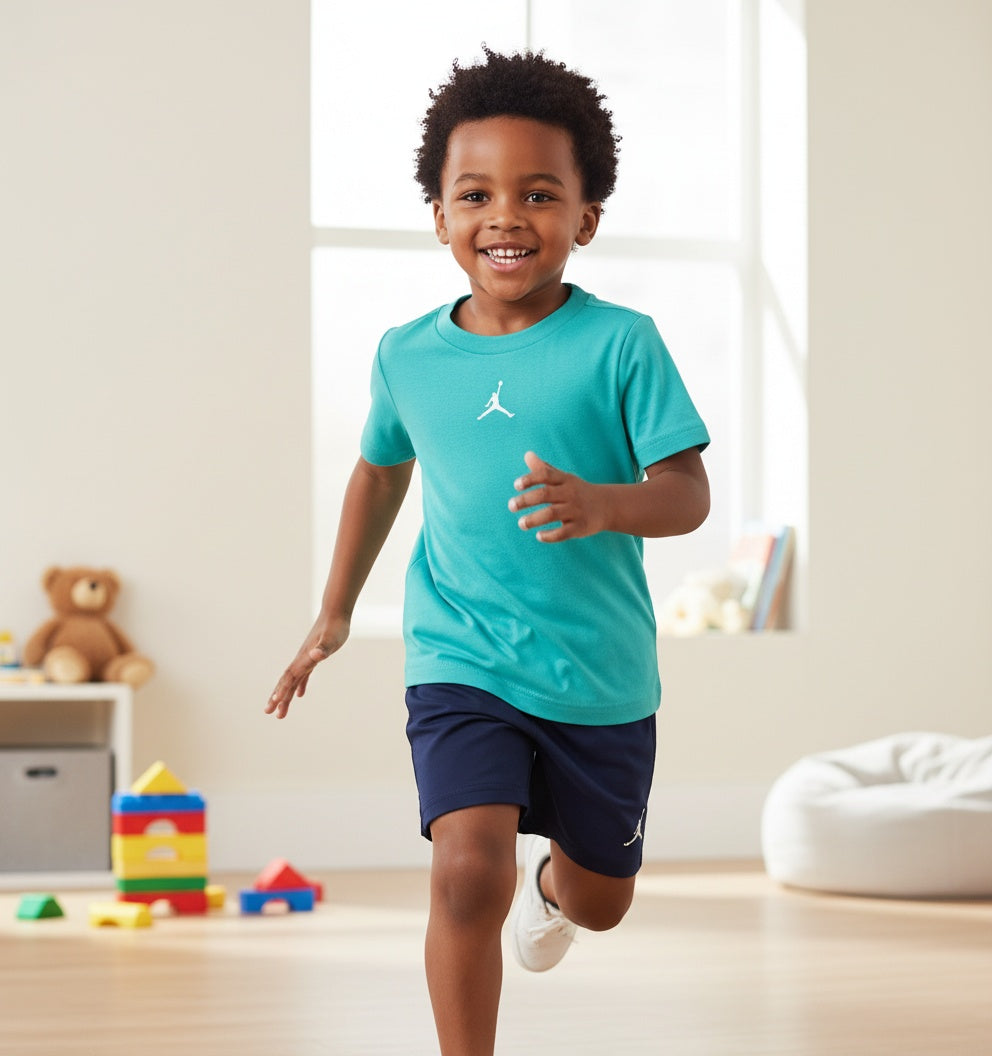 Jordan Toddler Boys Dri-Fit Jumpman Woven Play Jersey T-Shirt and Mesh Shorts, 2 Piece Set