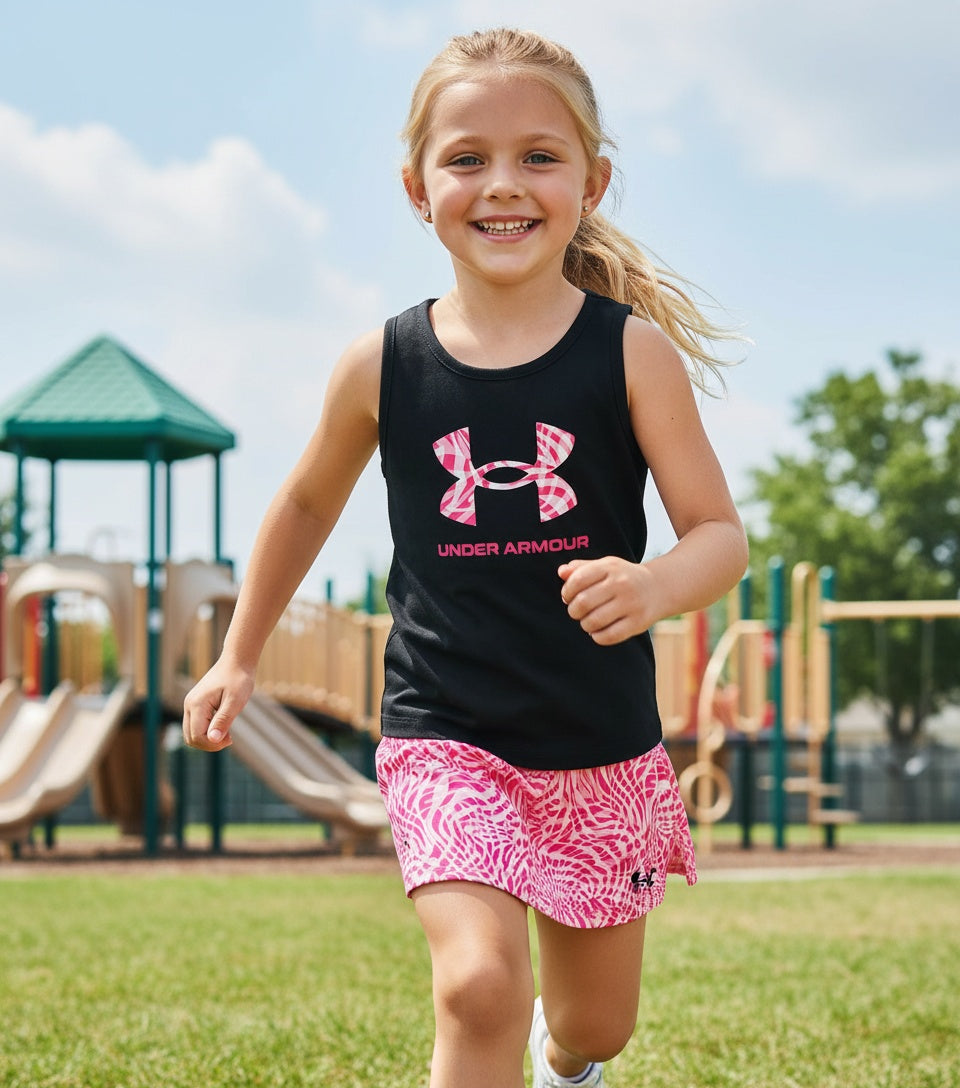 Under Armour Toddler and Little Girls Tank Skort Set, 2 Piece Set