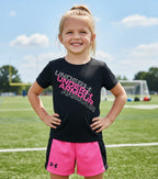 Under Armour Toddler and Little Girls T-shirt and Mesh Shorts, 2 Piece Set