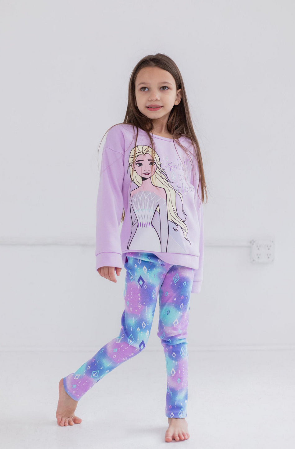 Frozen Toddler Girls Disney Sweatshirt and Leggings Outfit Set