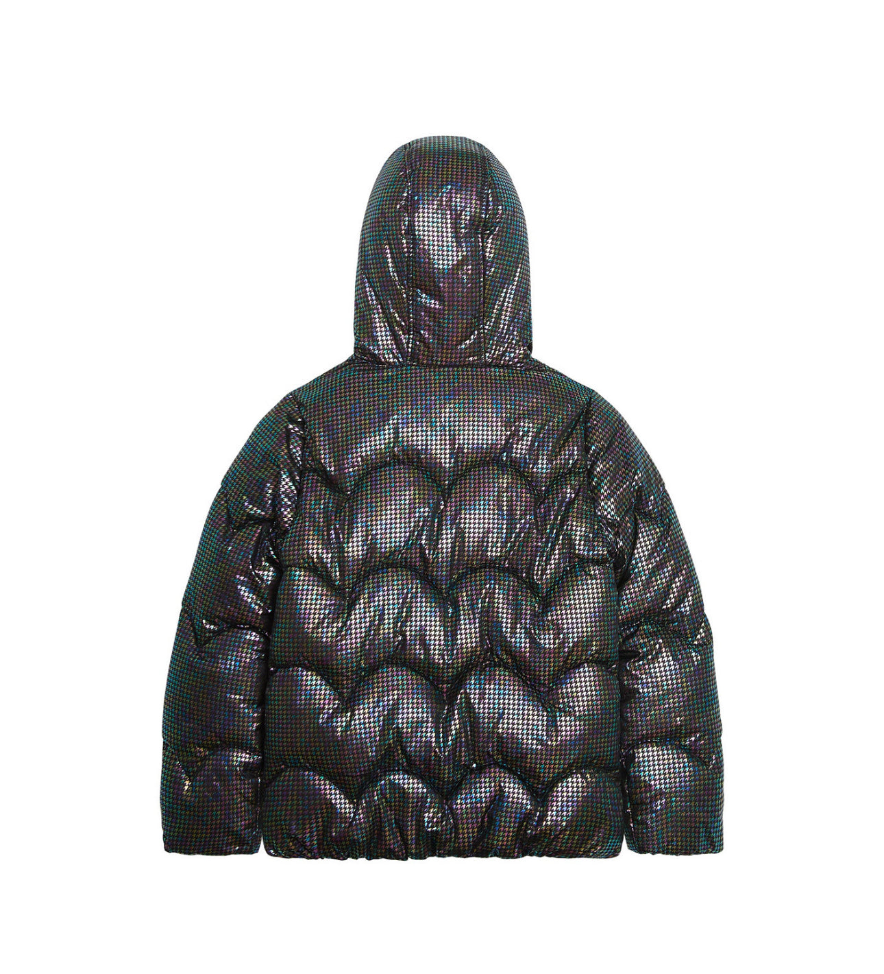 Weather Tamer Toddler and Little Girls Iridescent Foil Puffer Jacket, Size 2T