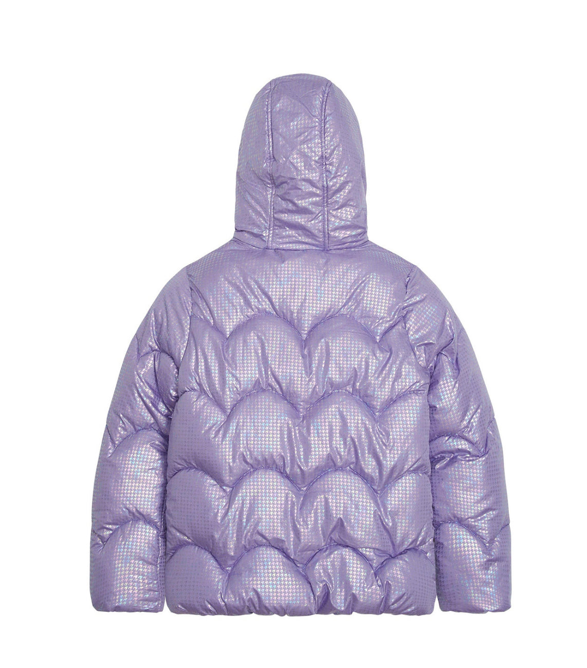 Weather Tamer Toddler and Little Girls Iridescent Foil Puffer Jacket, Size 2T