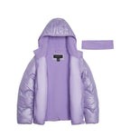 Weather Tamer Toddler and Little Girls Iridescent Foil Puffer Jacket, Size 2T