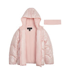 Weather Tamer Toddler and Little Girls Iridescent Foil Puffer Jacket, Size 2T