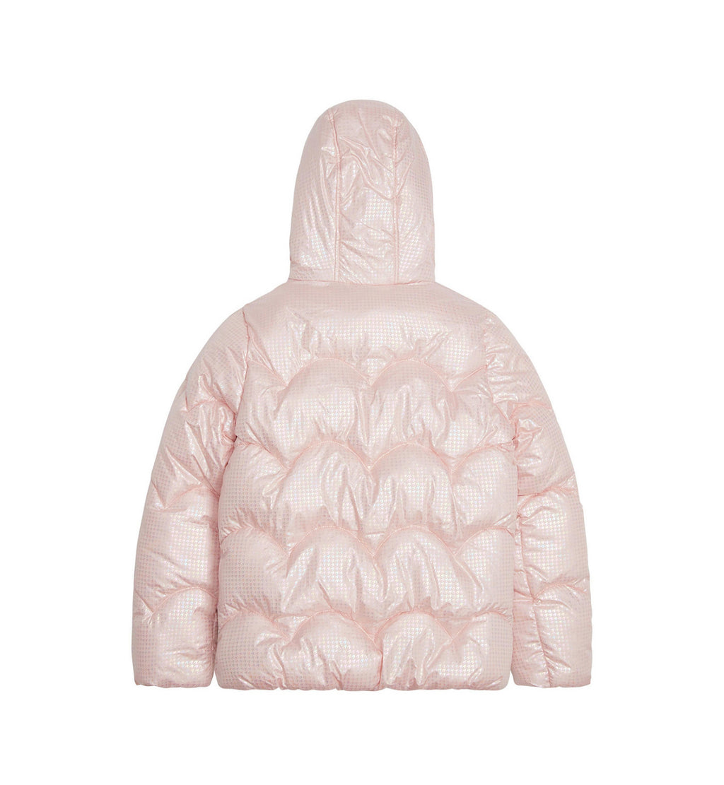 Weather Tamer Toddler and Little Girls Iridescent Foil Puffer Jacket, Size 2T