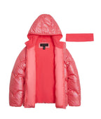 Weather Tamer Toddler and Little Girls Iridescent Foil Puffer Jacket, Size 2T