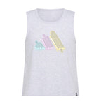Adidas Big Girls Sleeveless Swing Heather Tank Top, Sizes S to XL