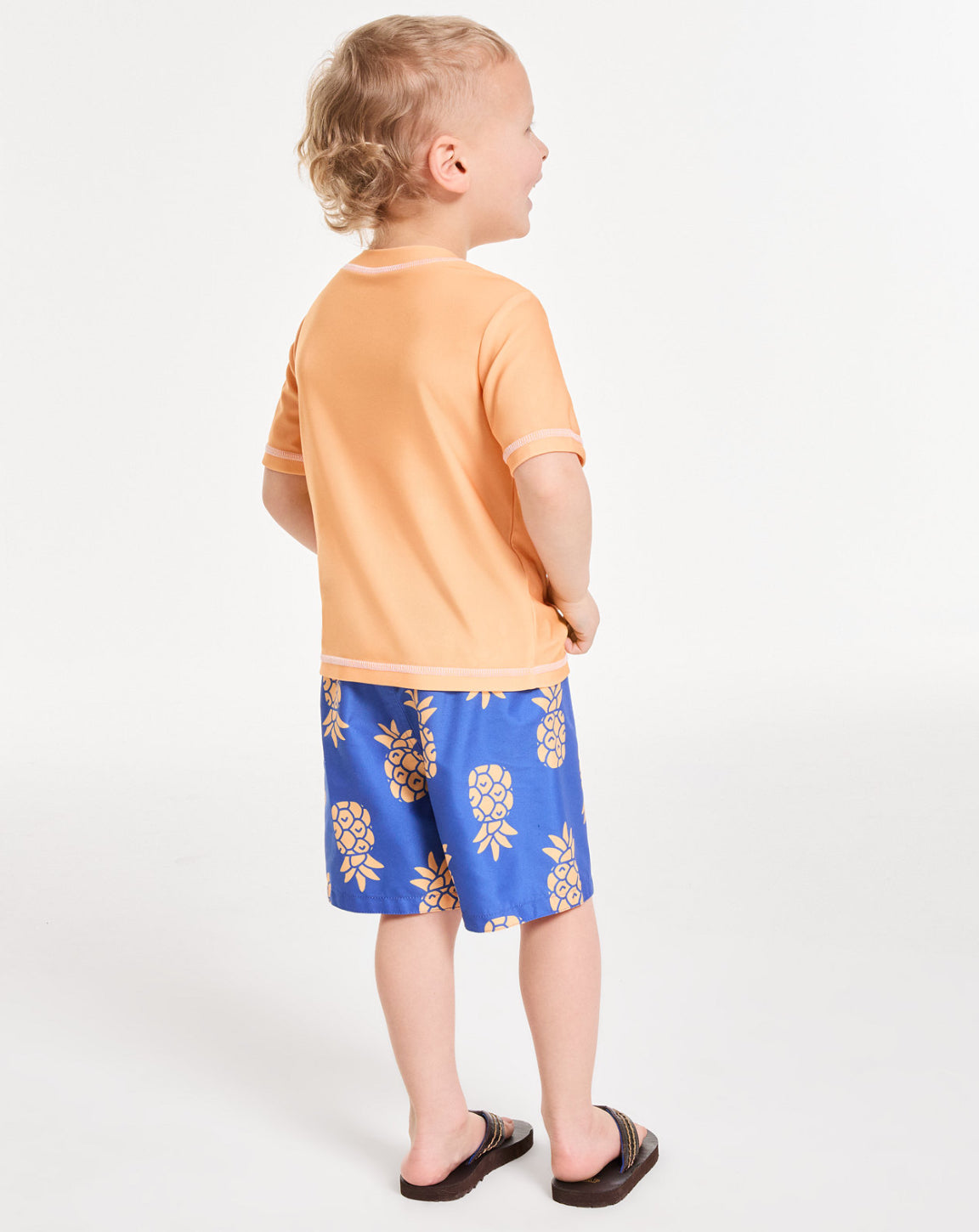 Dreamwave Toddler Boys Bluey Rash Guard and Swim Trunks 2-Piece Swimsuit, Size 3T