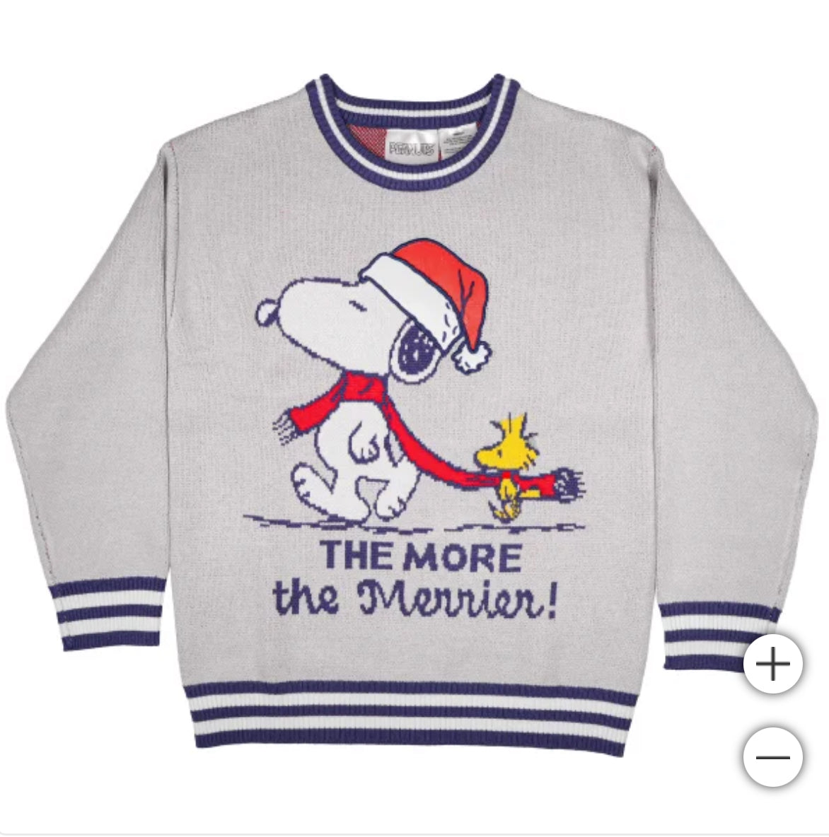 Character Youth Holiday Sweater (Grinch / Snoopy), Sizes XXS to L