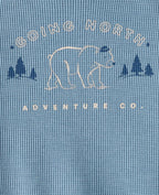 Carter's Toddler Boys Puffer Vest, Going North Graphic T-Shirt & Cargo Pants, 3-Piece Set