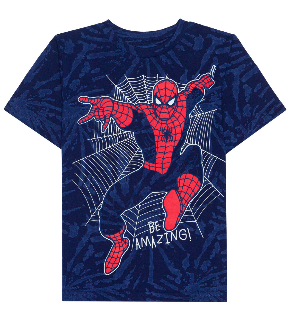 Spider-Man Little Boys Be-Amazing Short Sleeve Graphic T-Shirt