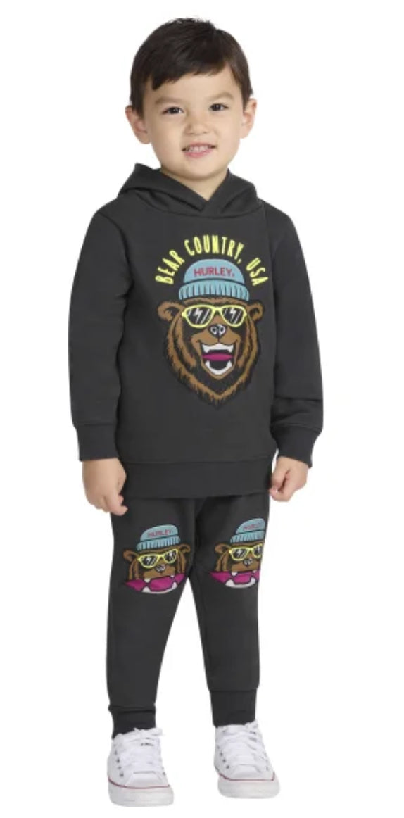 Hurley Kids' Hoodie & Joggers, 2-Piece Set