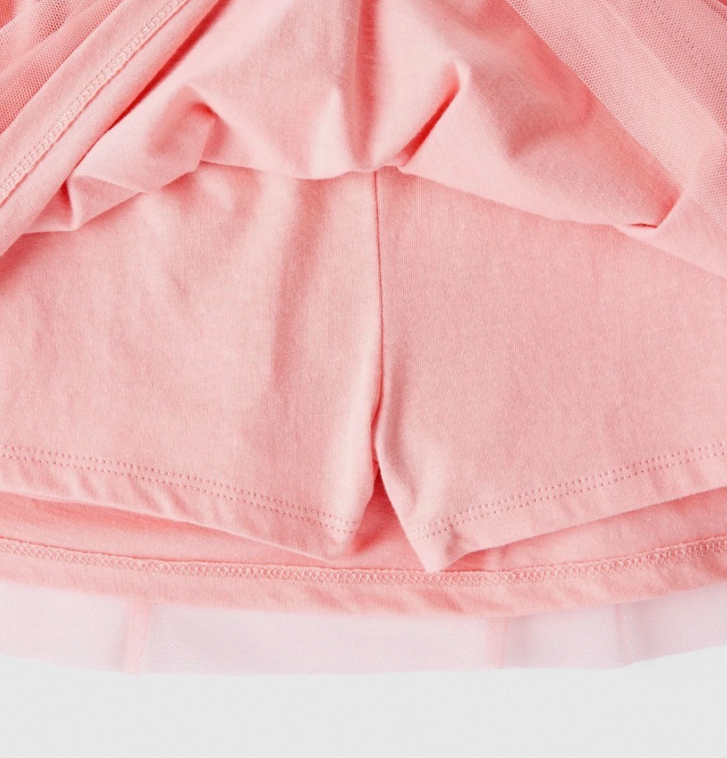 Carters Bow Long-Sleeve Top & Tulle Skort Set