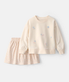 Carter's Toddler Girl 2-Piece Floral French Terry Top & Skort Set