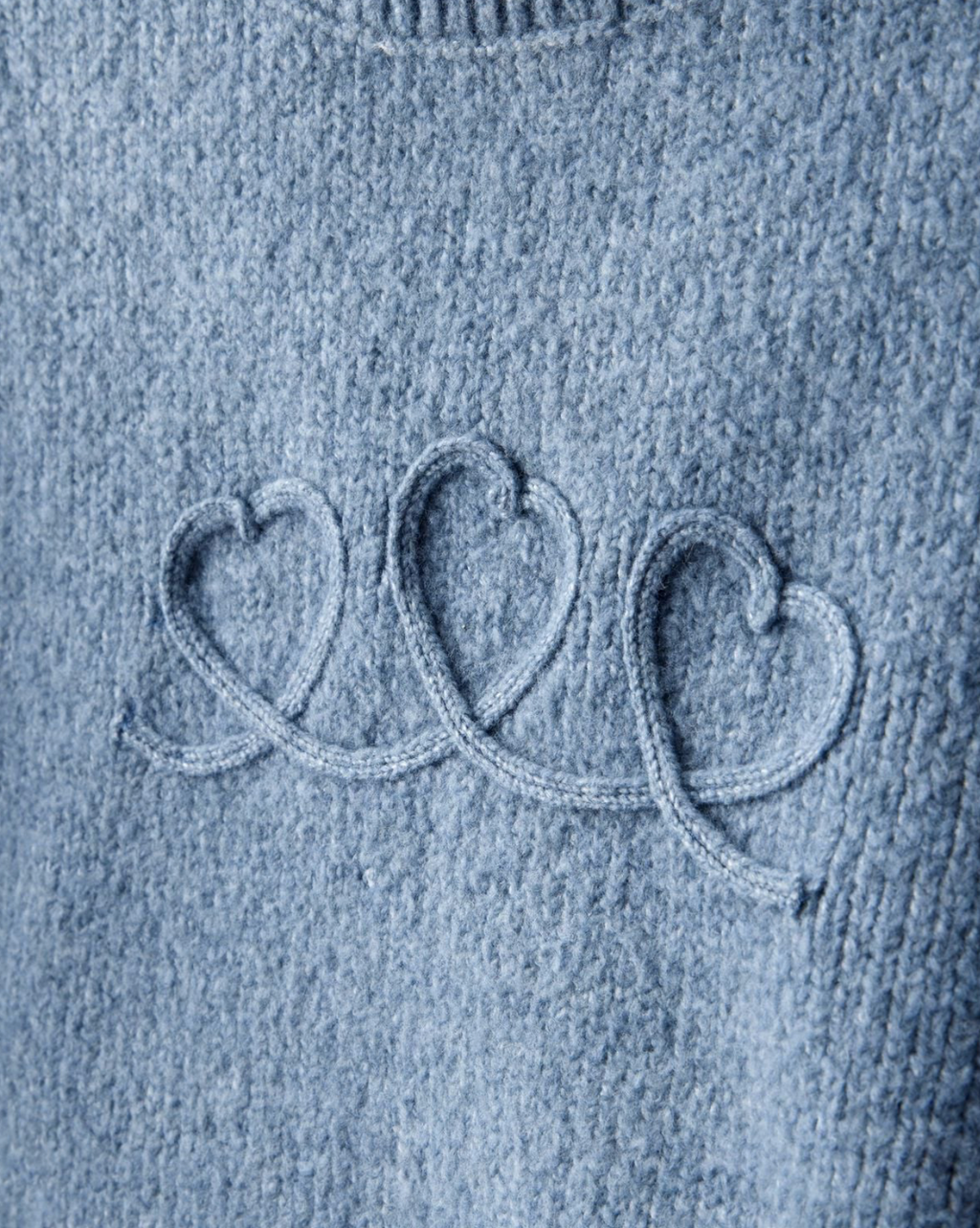OshKosh Girl Embroidered Heart Long-Sleeve Sweater
