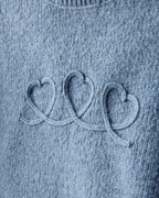 OshKosh Girl Embroidered Heart Long-Sleeve Sweater