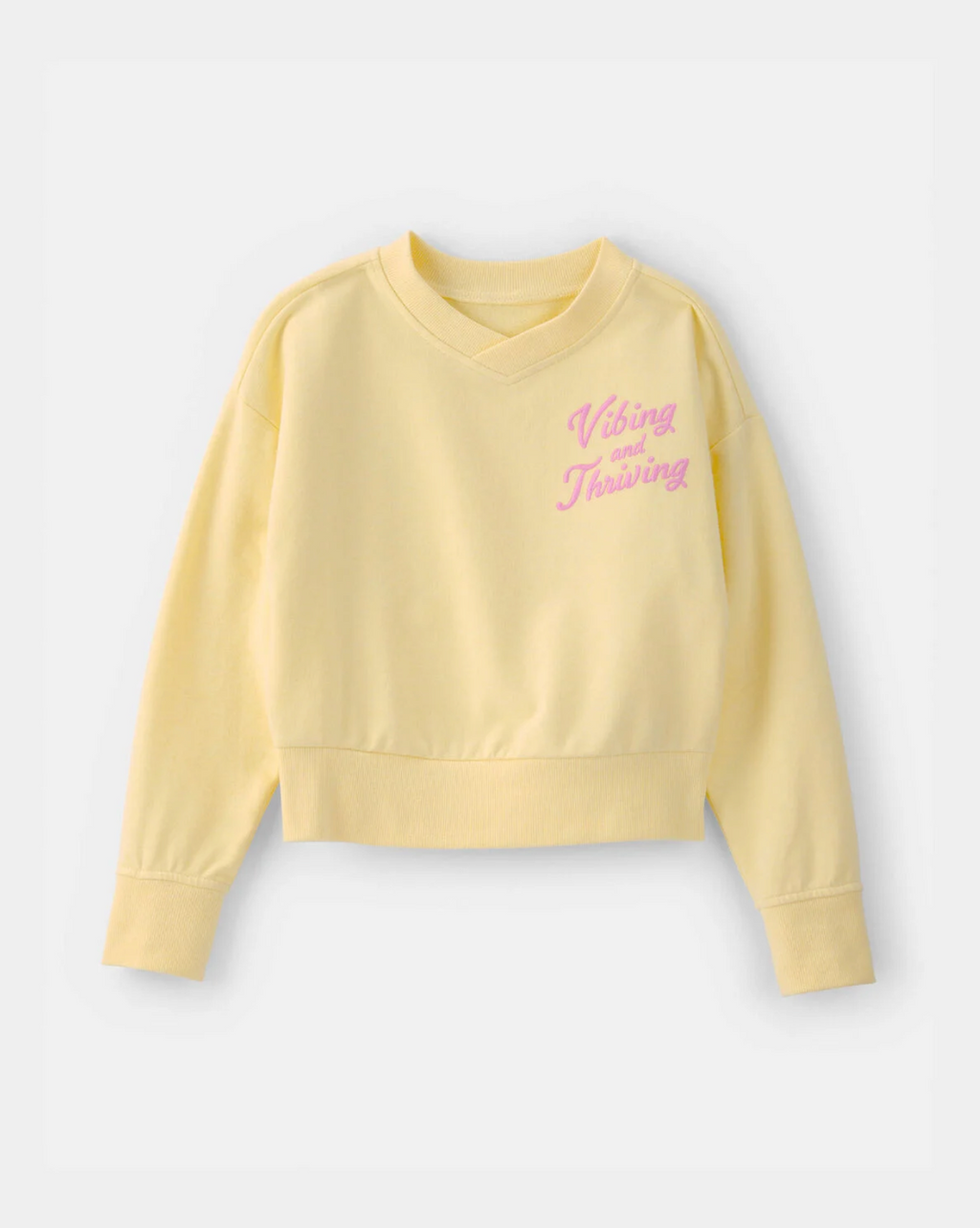 Carter's Girls French Terry Pullover Sweatshirt
