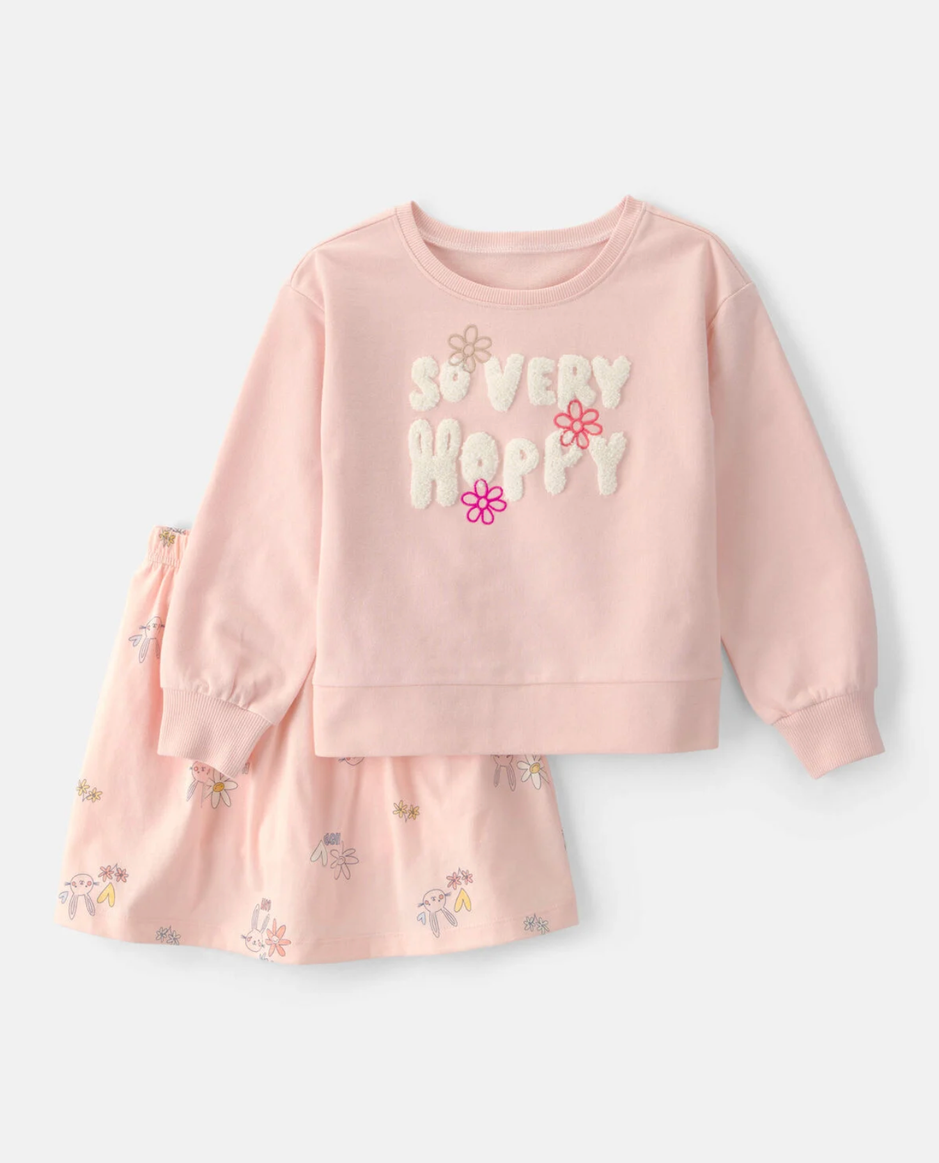 Carter's 2-Piece Bunny French Terry Pullover & Skort Set