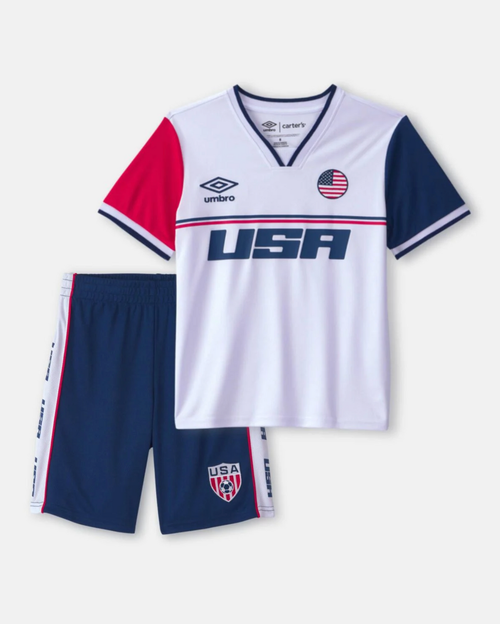 Carter's Umbro Kids 2-Piece USA Soccer: Jersey & Short Set / Jersey & Skort Set