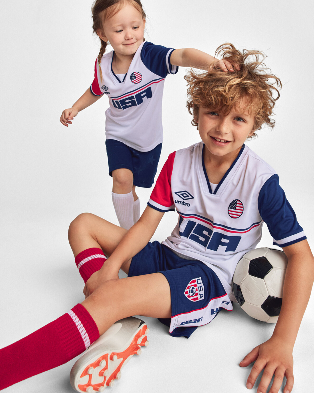 Carter's Umbro Kids 2-Piece USA Soccer: Jersey & Short Set / Jersey & Skort Set