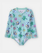 Carter's Toddler Girl 1-Piece Bluey™ Rashguard Swimsuit